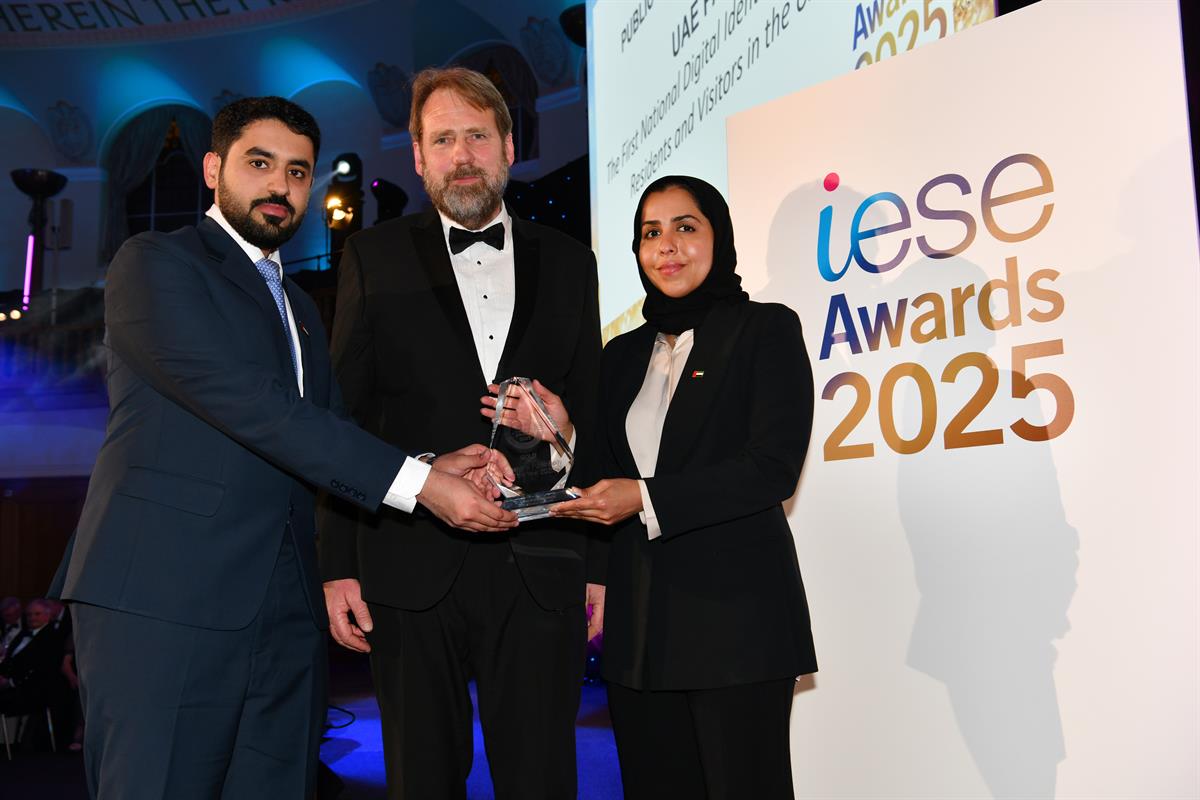 UAE PASS wins the Gold Award at the IESE Public Sector Transformation Awards 2025
